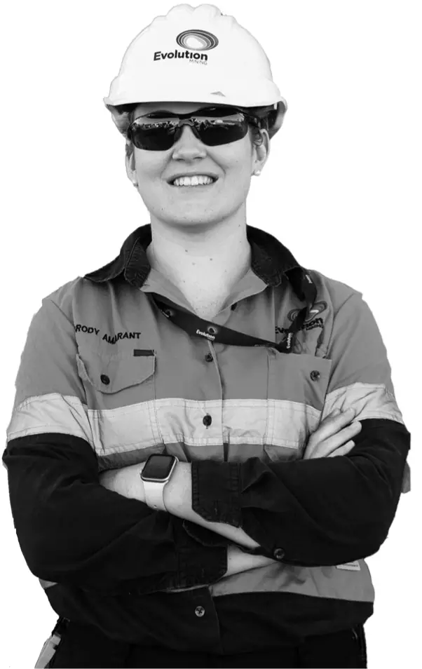 Evolution Mining team member portrait for client testimonial